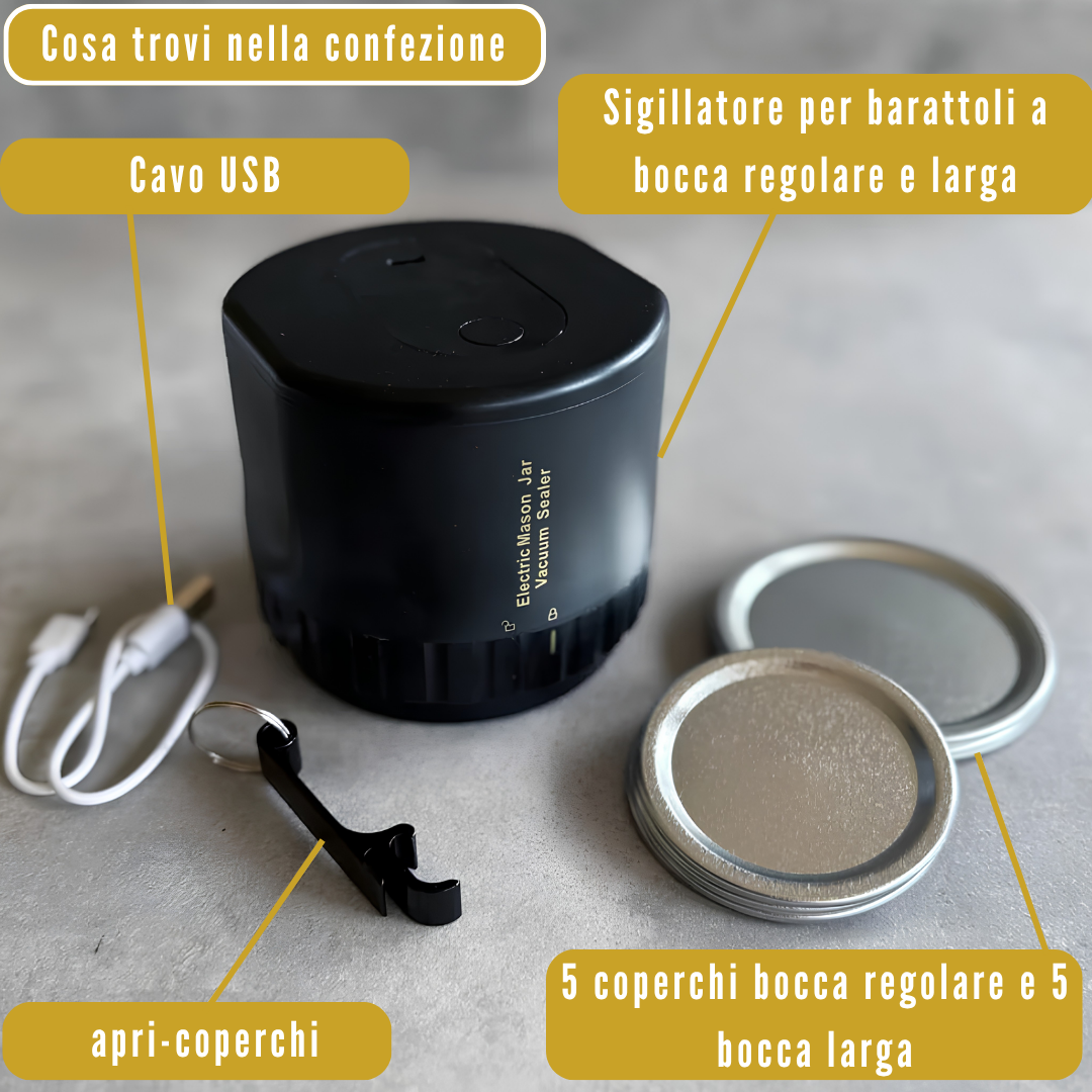Mason Jar Sottovuoto