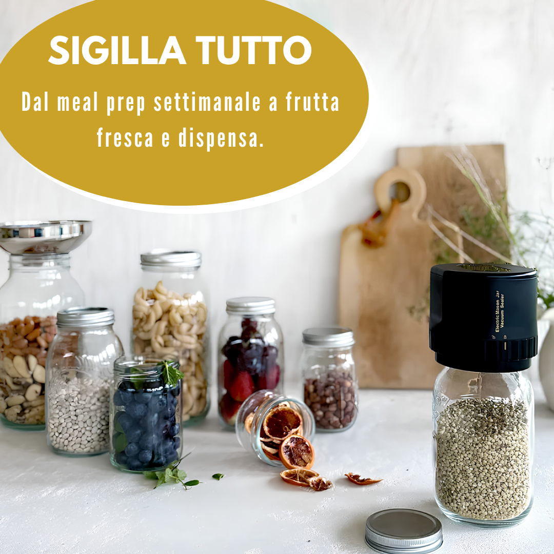 Mason Jar Sottovuoto