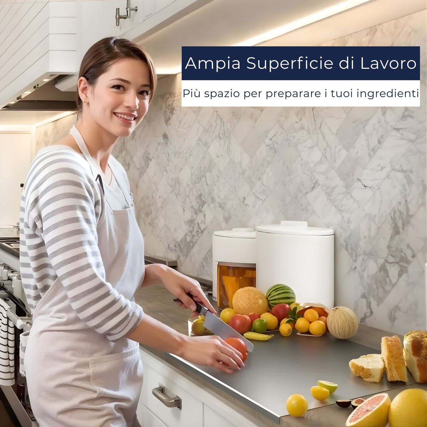 Tagliere in Acciaio Inox Antibatterico